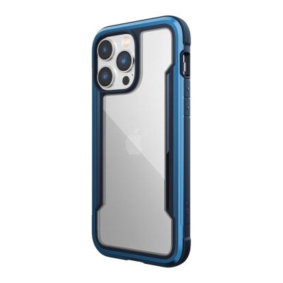 7. Raptic X-Doria Shield Case etui iPhone 14 Pro Max pancerny pokrowiec niebieski