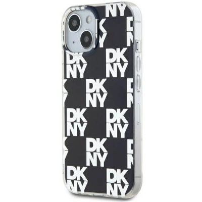 2. Etui DKNY IML Checkered Mono Pattern na iPhone 15 Plus / 14 Plus - czarne