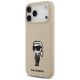 2. Etui Karl Lagerfeld Silicone Karl Sketch & Logo MagSafe na iPhone 17 Pro Max - brązowe