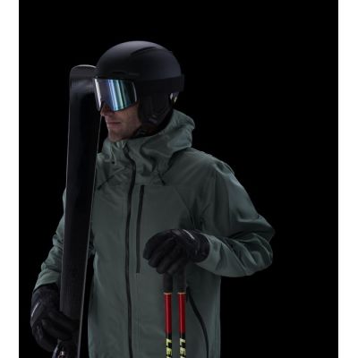 5. Uvex Skibrille scenic FM gogle do sportów zimowych Czarny Mężczyźni Czerwony Soczewka sferyczna