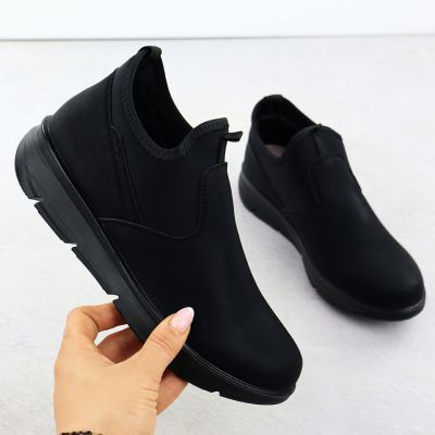 2. Botki damskie niskie czarne Potocki  25-90356