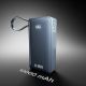 9. Powerbank SBS 10000 mAh 20W z wbudowanym kablem USB-C i wyświetlaczem cyfrowym - ciemnoszary