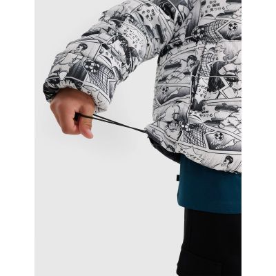 4. Kurtka puchowa z wypełnieniem syntetycznym chłopięca 4F 4FJRAW25TDJAM0749-10A