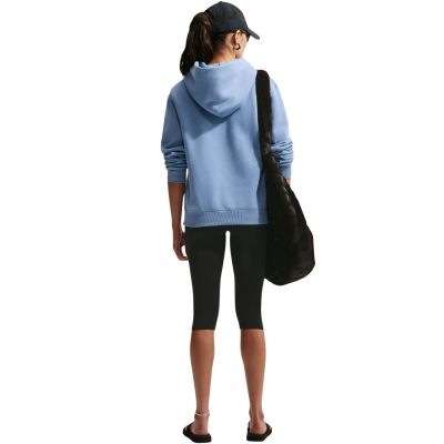 7. Bluza damska Nike Studio Fleece Medium Weight jasnoniebieska IM8100 486