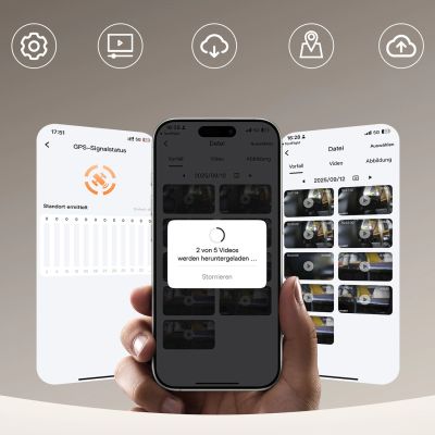 7. Wideorejestrator Baseus PrimeTrip VD1 Pro kamera samochodowa 4K+1080p z akumulatorem - czarny
