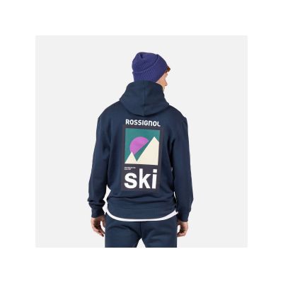 3. Bluza męska ROSSIGNOL WATERFALL H RELAX SWEATSHIRT granatowa