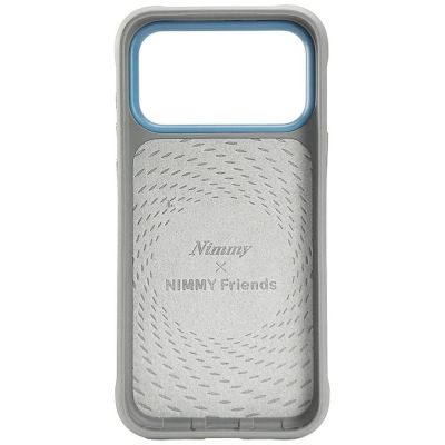 4. Etui Nimmy Cool&Cute 2.0 nag na iPhone 17 Pro - szare