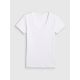 4. T-shirt basic z dekoltem typu serek damski 4F 4FWMM00TTSHF3307-10S