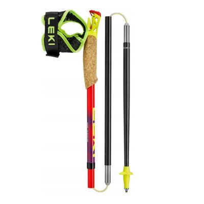 3. Kije trekkingowe LEKI TRL ULTRATRAIL FX ONE, 120cm czerwone