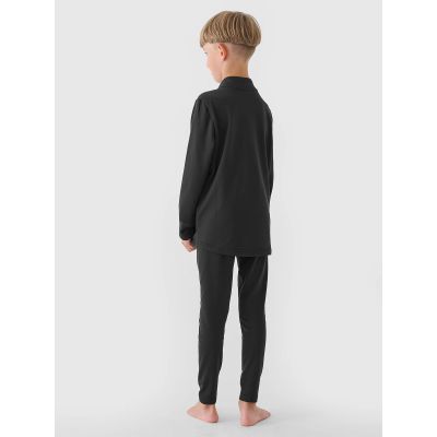 2. Bielizna termoaktywna drapana (góra) chłopięca 4F Junior 4FJWAW24UBRUM064-20S