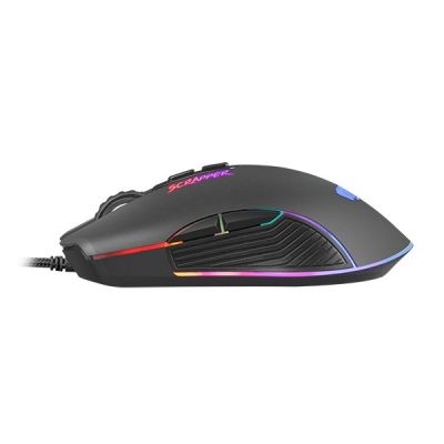 5. FURY MYSZ DLA GRACZY SCRAPPER 6400DPI RGB NFU-1699