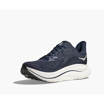 2. Buty do biegania męskie HOKA Clifton 10 Navy/White (1162030‑NWT)