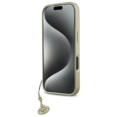 5. Etui Guess 4G Charms Collection na iPhone 16 Pro Max - czarne
