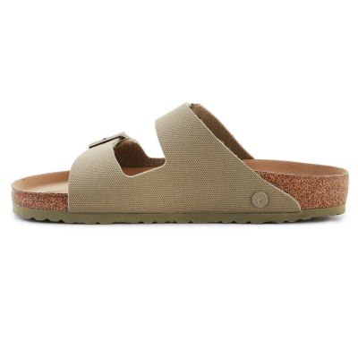 9. Klapki Birkenstock Rivet Logo Vegan Canvas Faded M 1023958