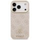 3. Etui Guess 4G Strass Logo MagSafe na iPhone 17 Pro - różowe