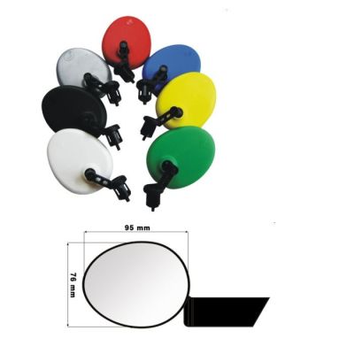 Lusterko wpuszczane w kierownicę AJS MINI czarne