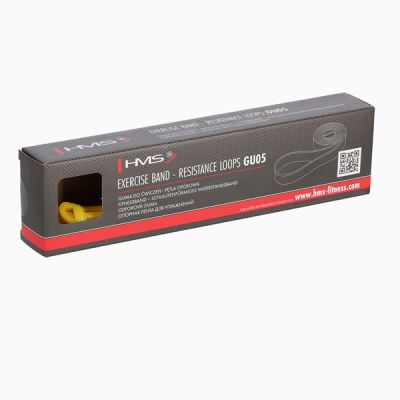 6. Gumy do ćwiczeń HMS GU05 YELLOW 6.4 x 4.5 x 2080 MM 17-33-020