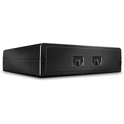 Lindy 70436 przełącznik audio Czarny