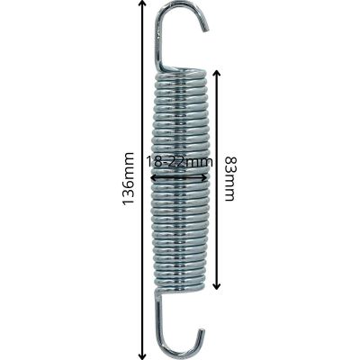 8. SPRĘŻYNA DO TRAMPOLINY 136MM ENERO