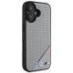 4. Etui BMW M Perforated Tricolor Line MagSafe na iPhone 16 - szare