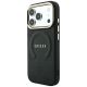 2. Etui Guess Saffiano Peony & Ring MagSafe na iPhone 17 Pro / 18 Pro - czarne