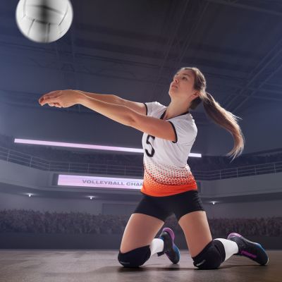6. Nakolanniki siatkarskie Meteor M czarne