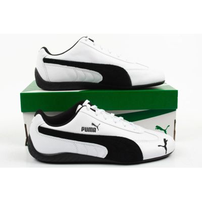 9. Puma buty męskie sportowe Speedcat czarne skórzane modne sneakersy