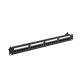 10. LANBERG PATCH PANEL 24 PORT 1U 19" KAT.6A UTP CZARNY PPUA-1024-B