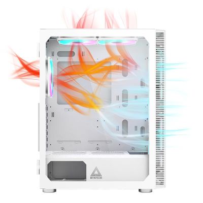 3. Obudowa komputerowa Montech X3 TG RGB biała