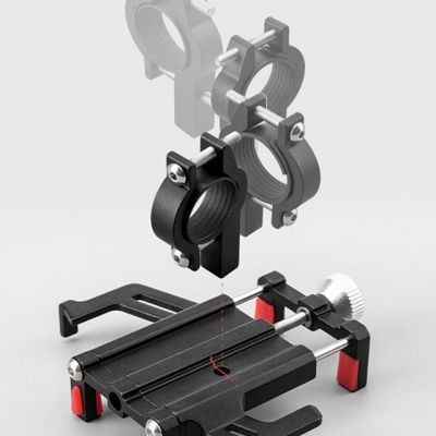 5. Uchwyt rowerowy Rockbros 699-BK ze stopu aluminium do telefonu - czarny