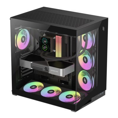 6. GameMax NEX C56 BK zabezpieczenia & uchwyty komputerów Midi Tower Czarny