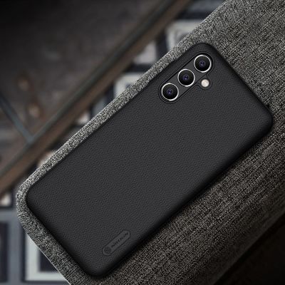 11. Nillkin Super Frosted Shield etui do Samsung Galaxy A14 5G / Galaxy A14 pokrowiec na telefon czarne