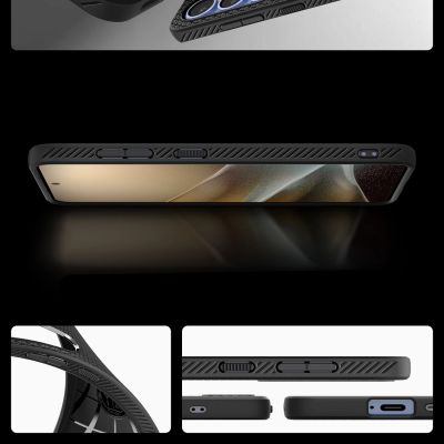 18. Etui Spigen Liquid Air na Samsung Galaxy S25 - czarny-mat