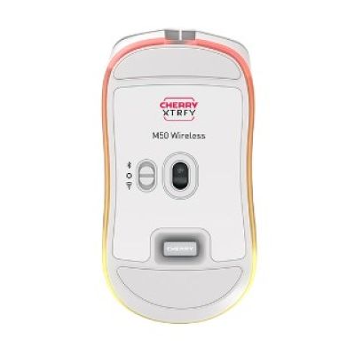 6. Mysz bezprzewodowa CHERRY XTRFY M50 biała