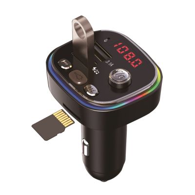 5. VAKOSS TRAMISTER SAMOCHODOWY RGB/ FM/ BLUETOOTH/ USB / 3.1A TC-B439