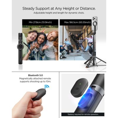 14. Selfie stick Spigen S582W Bluetooth - czarny