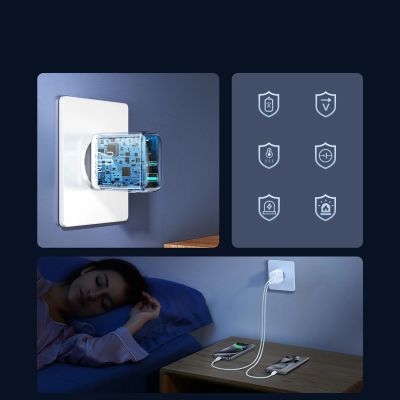 12. Ładowarka Joyroom JR-TCF21 sieciowa USB-C / USB-A 20W PD / QC 3.0 - biała
