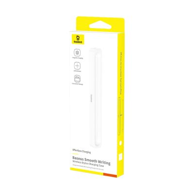 2. Etui ładujące do rysika Baseus Smooth Writing z kablem Baseus Simple USB-C 3A 30cm - białe