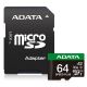 2. ADATA Speed Plus MicroSDXC 64 GB Class 3 UHS-I/U3 A2 V30