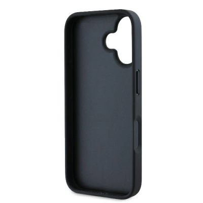 7. Etui Karl Lagerfeld Monogram Choupette Head Pin na iPhone 16 - czarne