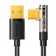 10. Kabel Joyroom Gaming Cable S-UC027A6 USB-C (kątowy) / USB-A (prosty) 3A 1.2 m - czarny