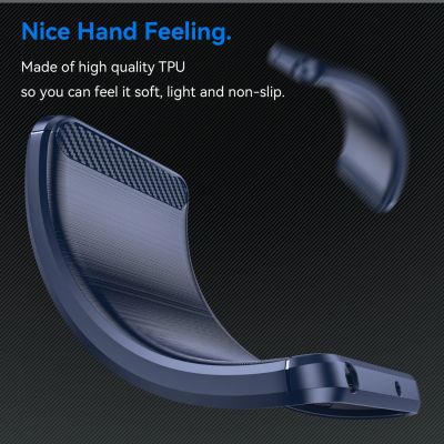 4. Etui Carbon Case do Xiaomi Redmi Note 13 Pro - niebieskie