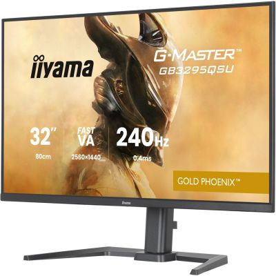 16. iiyama G-MASTER GB3295QSU-B1 monitor komputerowy 80 cm (31.5") 2560 x 1440 px Quad HD LED Czarny