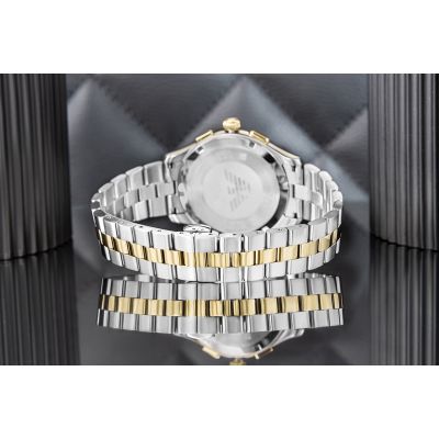 7. Zegarek Męski Emporio Armani Dario Chronograph AR80084SET + BOX