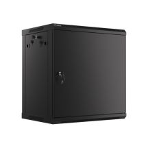 Lanberg WF01-6412-00B Szafa wisząca RACK 19" 12U 600X450 CZARNA DRZWI METALOWE (FLAT PACK)