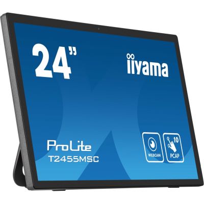 Ekran dotykowy iiyama T2455MSC-B1 signage display Płaski panel Digital Signage 61 cm (24") LED 400 cd/m2 Full HD Czarny