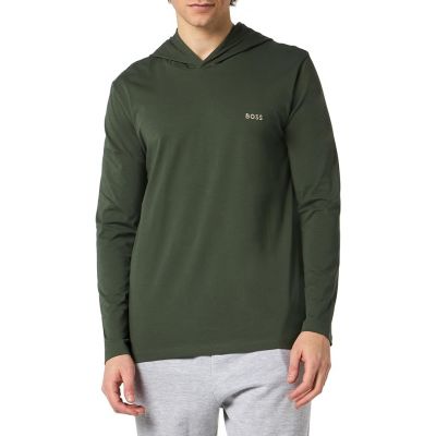 Longsleeve męski BOSS Mix & Match Dark Green zielony (50515306-305)