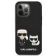 3. Etui Karl Lagerfeld Silicone Karl&Choupette na iPhone 13 Pro / iPhone 13 - czarne