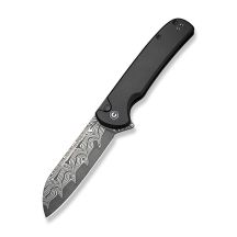 Nóż CIVIVI Chevalier II Aluminum Black Damascus