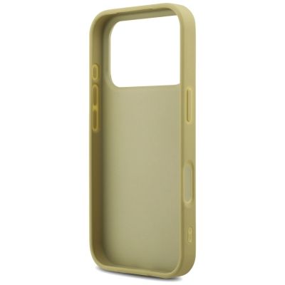 7. Etui Guess Fixed Glitter Big 4G na iPhone 17 Pro - złote